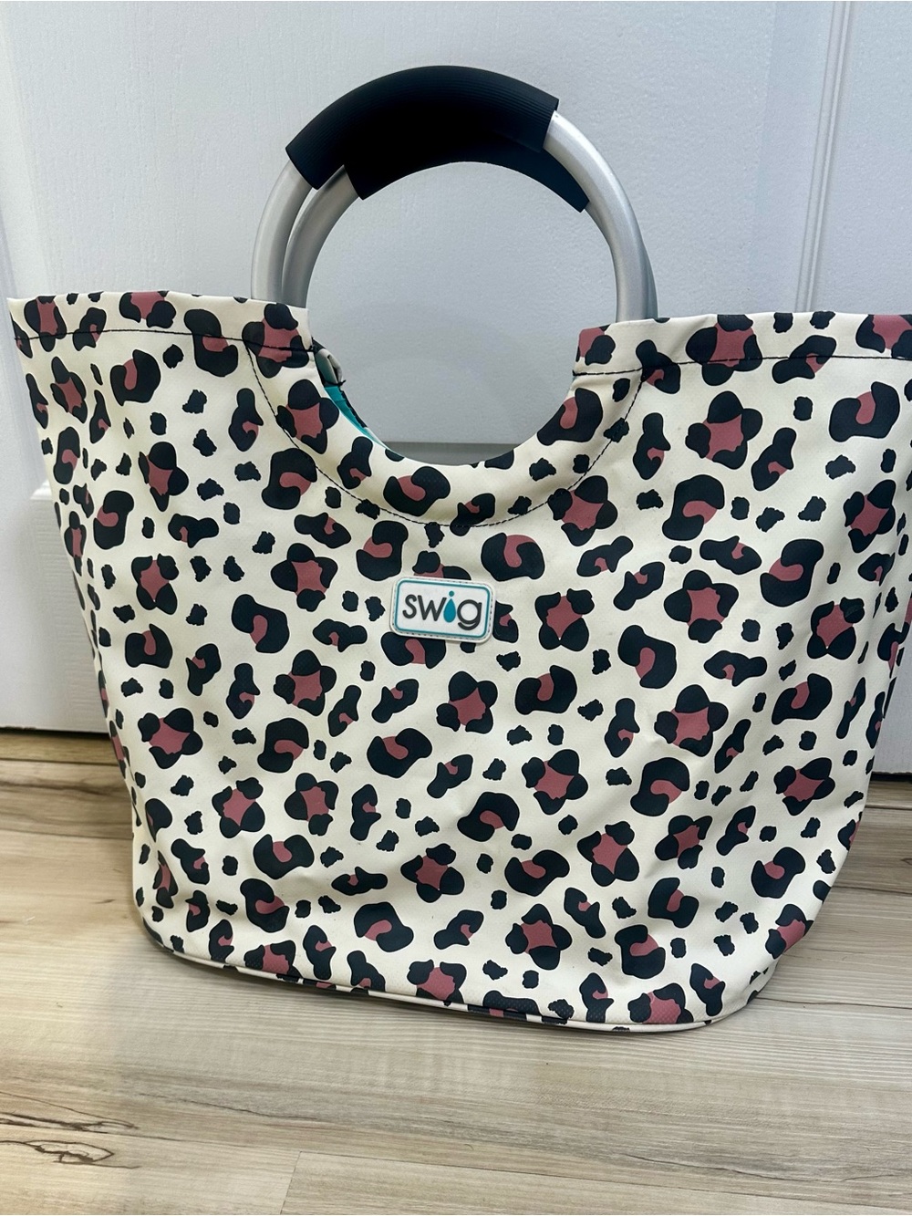 Swig Leopard Print Tote
